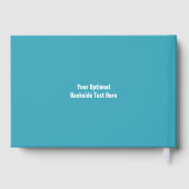 Aangepaste tekst en kleur verjaardag gastenboek (Achterkant)