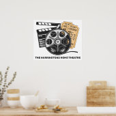 Aangepaste tekst en kleurenfilm poster (Keuken)