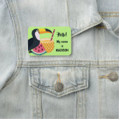 Aangepaste tekst en kleurenillustratie naamplaatje (In situ)