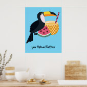 Aangepaste tekst en kleurentouche poster (Keuken)