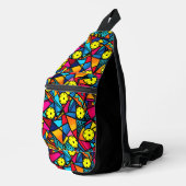 Aangepaste tekst Energetische Pickleball Flow Sling Bag (Rechterhoek)