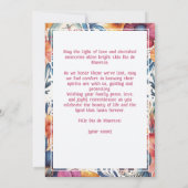 💀Aangepaste tekst Eternal Celebration wenskaart (Achterkant)