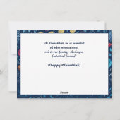 Aangepaste tekst Festival of Lights: Feestdagenkaart (Achterkant)