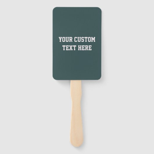 Aangepaste tekst FOOTBALL hand fans Handwaaier (Achterkant)