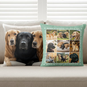 Aangepaste tekst foto collage huisdier hond liefde kussen