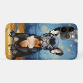 🐕 aangepaste tekst, Franse pup Case-Mate iPhone Case (Achterkant (horizontaal))
