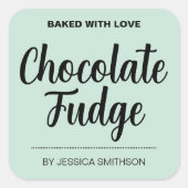 Aangepaste tekst Fudge Thuisgemaakte label CK013bf (Voorkant)