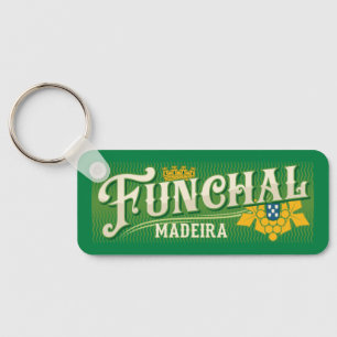 Aangepaste tekst Funchal Madeira Sleutelhanger