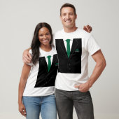 Aangepaste tekst Funny T-Shirt Business Suite met  (Unisex)