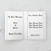 Aangepaste tekst Gefeliciteerd Kaart (Binnen)