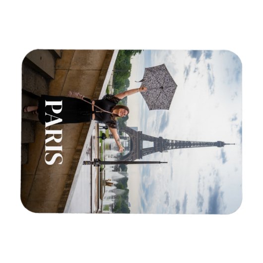 Aangepaste tekst gepersonaliseerde fotomagneet magneet (Horizontaal)