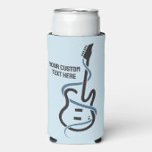 Aangepaste tekst gestileerde gitaar (Seltzer Voorkant)