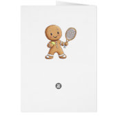 🎾🎄Aangepaste tekst, Gingerbread Grand Slam (Achterkant)