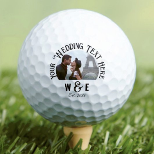 Aangepaste Tekst Golfbal Wedding Favors Golfballen