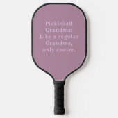 Aangepaste tekst Grappige oma Pickleball Paddle (Voorkant)