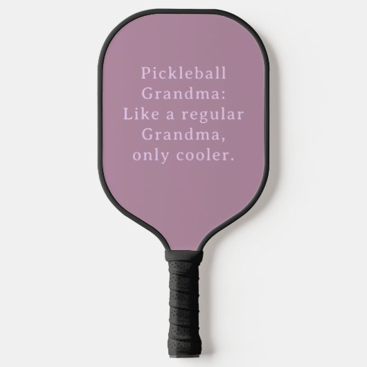 Aangepaste tekst Grappige oma Pickleball Paddle (Voorkant)