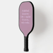 Aangepaste tekst Grappige oma Pickleball Paddle (Links)