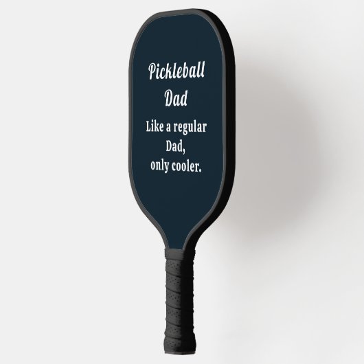 Aangepaste tekst Grappige papa Pickleball Paddle (Links)