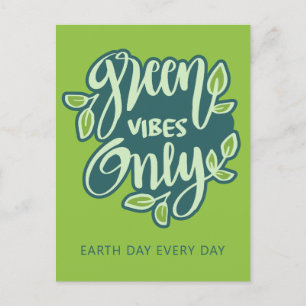 Aangepaste tekst groene vensters briefkaart