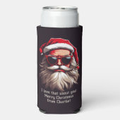 Aangepaste tekst Grumpy Santa (Seltzer Achterkant)