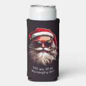 Aangepaste tekst Grumpy Santa (Seltzer Voorkant)