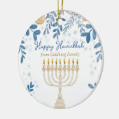 Aangepaste tekst Hanukkah Harmony Ornament (Links)