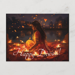 Aangepaste tekst 🤩 Happy Diwali Briefkaart