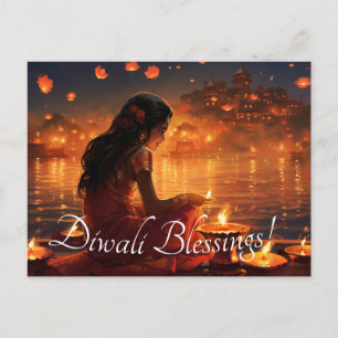 Aangepaste tekst 🤩 Happy Diwali Briefkaart