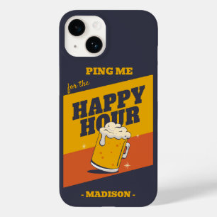 aangepaste tekst happy hour Case-Mate iPhone 14 hoesje