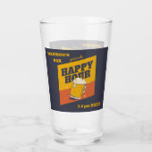 aangepaste tekst happy hour glas (Achterkant)