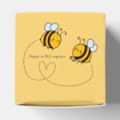 Aangepaste tekst Happy Love Bees Bedankdoosjes (Bovenkant)