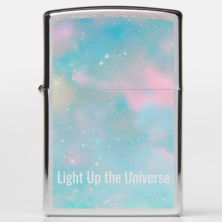 Aangepaste tekst Hemelse Dreamscape Zippo aansteke