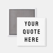 Aangepaste tekst hier Funny Magneet (Voorkant / Achterkant)