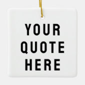 Aangepaste tekst hier Gepersonaliseerde tekst cade Keramisch Ornament (Voorkant)