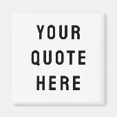 Aangepaste tekst hier Personaliseren Funny Magneet (Voorkant)