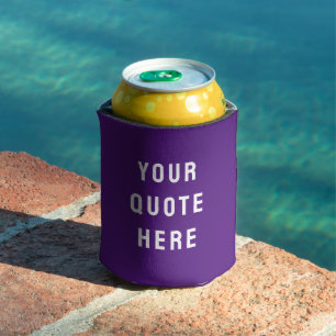 Aangepaste tekst hier Purper Blikjeskoeler