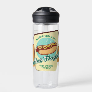 Aangepaste tekst Hot Dog Waterfles