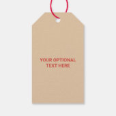 Aangepaste tekst Ibiza Spanje Cadeaulabel (Achterkant)