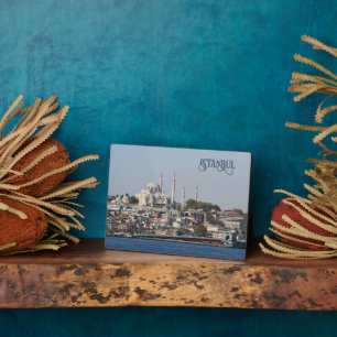 Aangepaste tekst Istanbul Fotoplaat