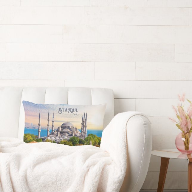Aangepaste tekst Istanbul Kussen (Bank)
