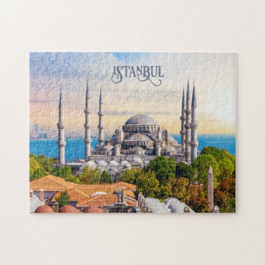 Aangepaste tekst Istanbul Legpuzzel (Horizontaal)