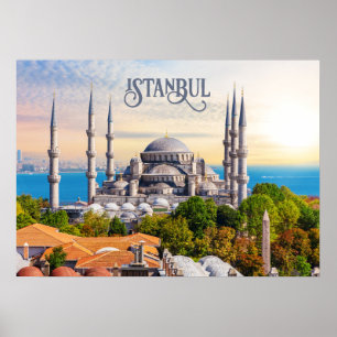 Aangepaste tekst Istanbul Poster