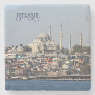 Aangepaste tekst Istanbul Stenen Onderzetter