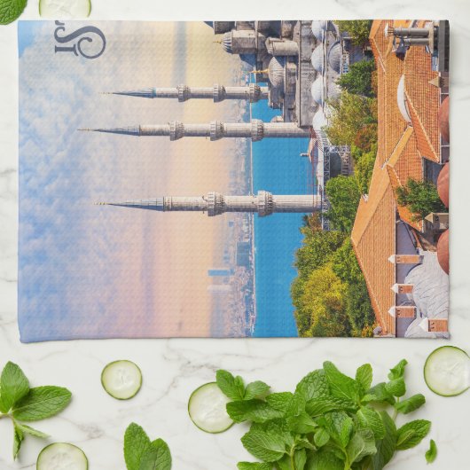 Aangepaste tekst Istanbul Theedoek (Gevouwen)