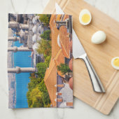 Aangepaste tekst Istanbul Theedoek (Quarter Fold)