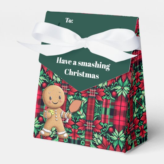 Aangepaste tekst Jolly Ginger Paddle Pouch Bedankdoosjes (Voorkant Zijde)