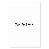 Aangepaste tekst kaart (Voorkant)