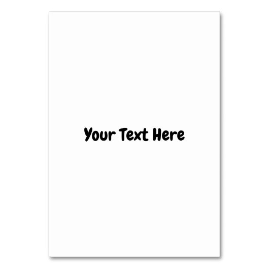 Aangepaste tekst kaart (Voorkant)