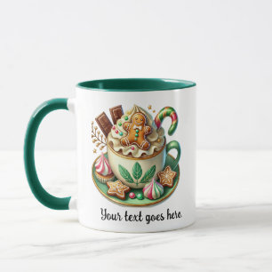 Aangepaste tekst Kerstmis Hot Chocolate Mok