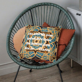 Aangepaste tekst Khatam Marketetry Iraanse kunst g Kussen